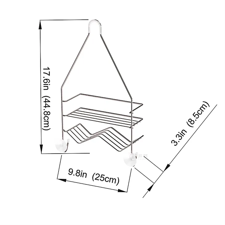 قفسه دوش نقره ای ضد زنگ